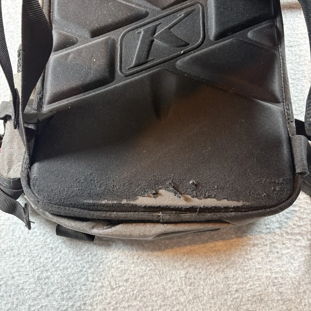 Klim Nac Pak Technical Hydration Backpack Castlerock Moto Y2K Gorpcore Bag